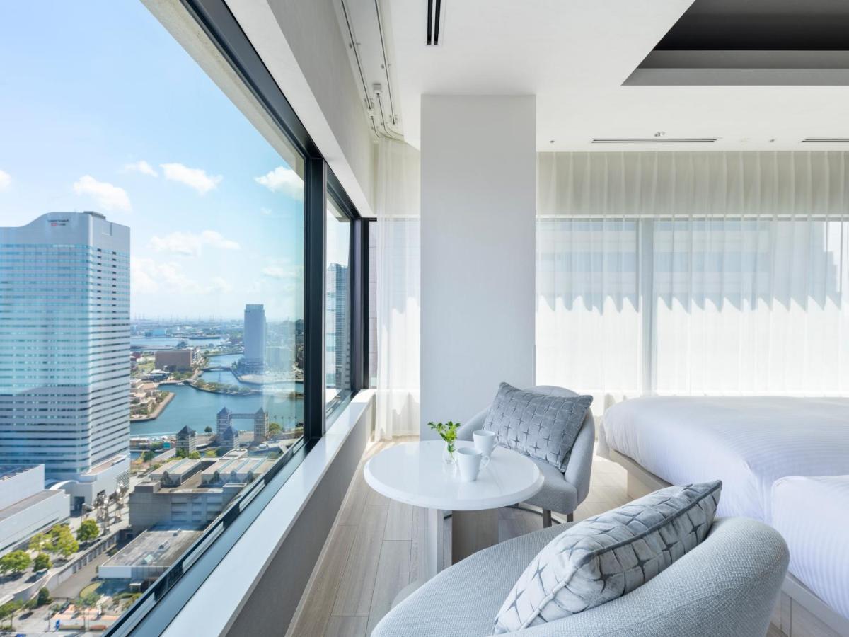 Mitsui Garden Hotel Yokohama Minatomirai Premier Eksteriør billede View from a suite