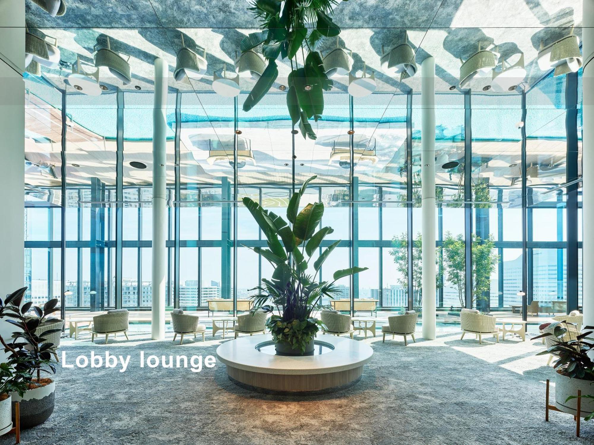 Mitsui Garden Hotel Yokohama Minatomirai Premier Eksteriør billede Lobby Lounge